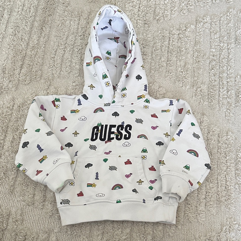 Guess Kids Multicolor Patterned Hoodie